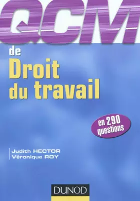 Couverture du produit · QCM Droit du travail 2012 - en 290 questions