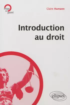 Couverture du produit · Introduction au Droit
