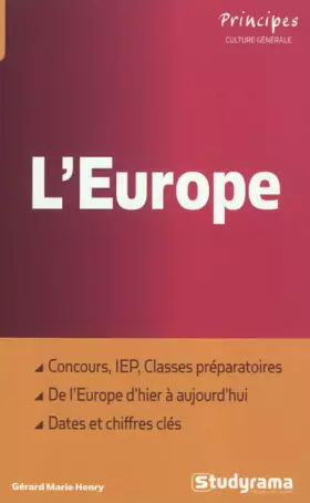 Couverture du produit · L'Europe