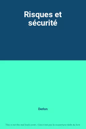 Couverture du produit · Risques et sécurité