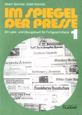 Couverture du produit · Im Spiegel Der Presse: 1 Texte Aus Tageszeitungen