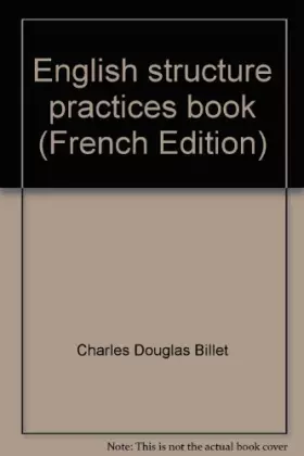 Couverture du produit · English structure practices book