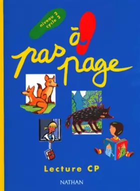 Couverture du produit · Pas à page, lecture CP, élève