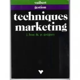 Couverture du produit · Techniques marketing