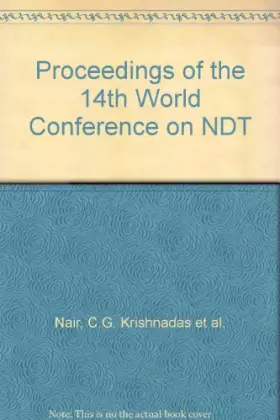 Couverture du produit · Proceedings of the 14th World Conference on NDT