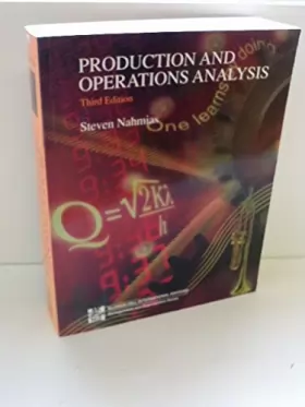 Couverture du produit · Production and Operations Analysis