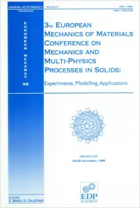 Couverture du produit · EUROMECH-MECAMAT'98 - 3RD EUROPEAN MECHANICS OF MATERIAL