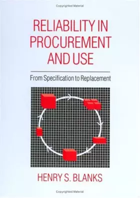 Couverture du produit · Reliability in Procurement and Use: From Specification to Replacement