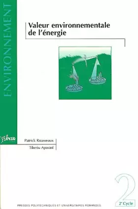 Couverture du produit · Valeur environnementale