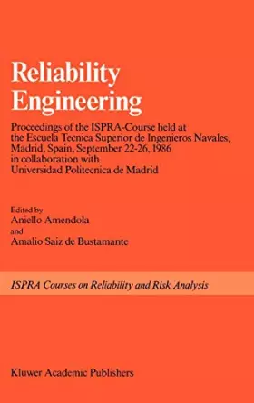Couverture du produit · Reliability Engineering: Proceedings