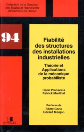 Couverture du produit · Fiabilité des structures des installations industrielles