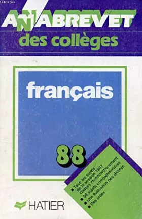 Couverture du produit · Annabrevet : Brevet des collèges