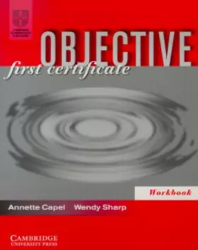 Couverture du produit · Objective: First Certificate Workbook