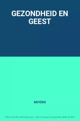 Couverture du produit · GEZONDHEID EN GEEST