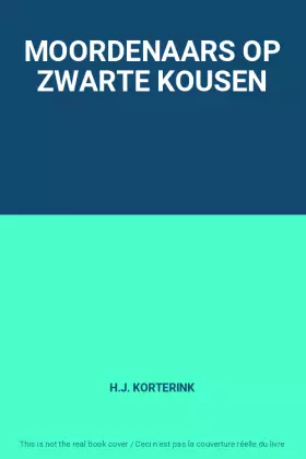 Couverture du produit · MOORDENAARS OP ZWARTE KOUSEN