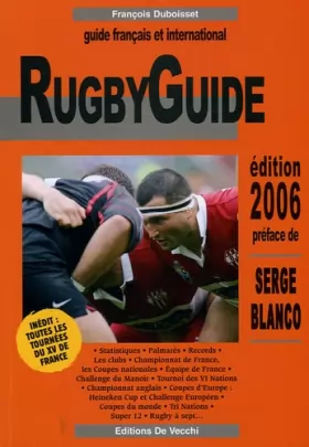 Couverture du produit · RugbyGuide : Guide français et international