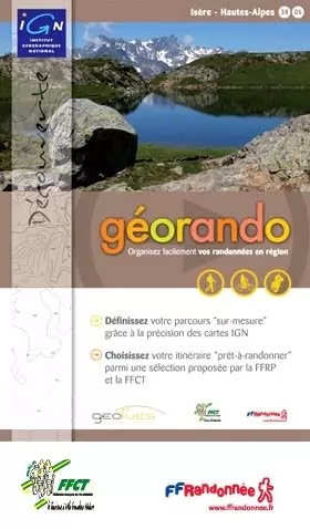 Couverture du produit · IGN - Géorando Isere et Hautes Alpes - DVD de préparation de randonnées