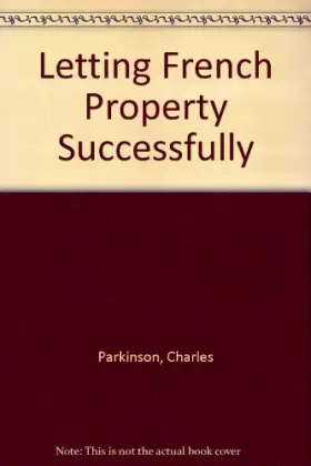 Couverture du produit · Letting French Property Successfully
