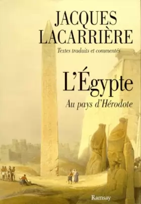 Couverture du produit · L'Égypte : Au pays d'Hérodote