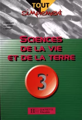Couverture du produit · Sciences de la Vie et de la Terre, 3ème