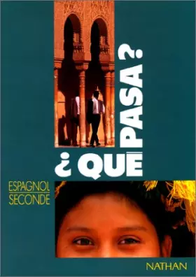 Couverture du produit · Qué pasa ? seconde