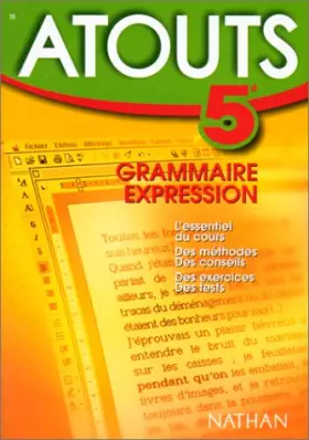 Couverture du produit · N°10 - Grammaire - Expression - 5e