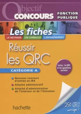 Couverture du produit · Fiches - Réussir l'épreuve des QRC, Catégorie A - Ed.09