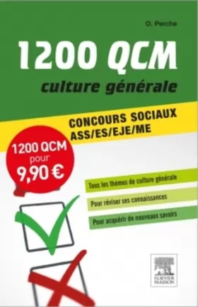 Couverture du produit · 1 200 QCM Culture générale Concours sociaux