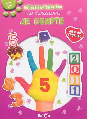 Couverture du produit · LIVRE D'AUTOCOLLANTS - JE COMPTE