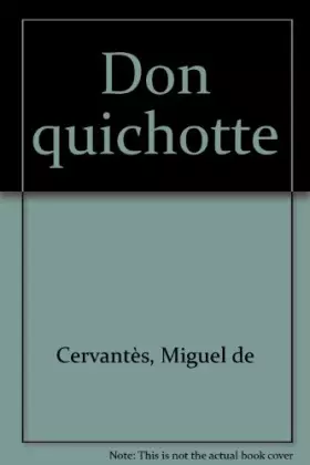 Couverture du produit · Don Quichotte