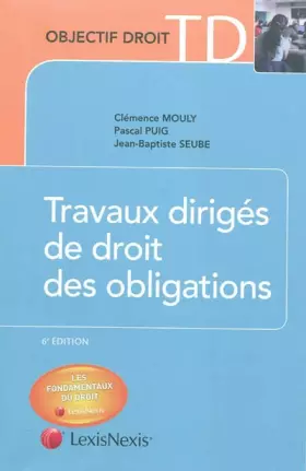 Couverture du produit · Travaux dirigés de droit des obligations