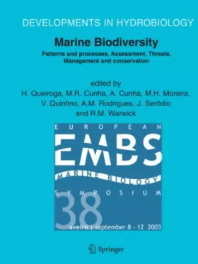 Couverture du produit · Marine Biodiversity: Patterns and Processes, Assessment, Threats, Management and Conservation