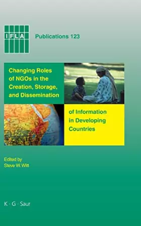 Couverture du produit · IFLA 123: Changing Roles Of NGO's In Developing Countries (IFLA Publications)