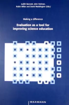 Couverture du produit · Making a Difference: Evaluation as a Tool for Improving Science Education