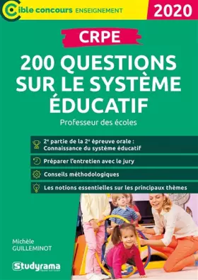 Couverture du produit · CRPE - 200 questions sur le système éducatif