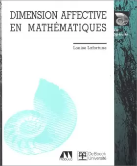 Couverture du produit · Dimension affective en mathématiques