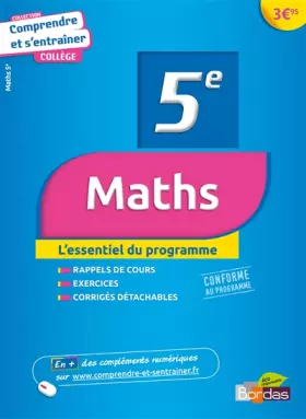 Couverture du produit · COMPRENDRE ENTRAINER MATHS 5E