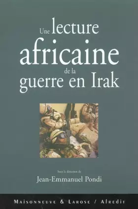 Couverture du produit · Une lecture africaine de la guerre en Irak