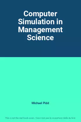 Couverture du produit · Computer Simulation in Management Science