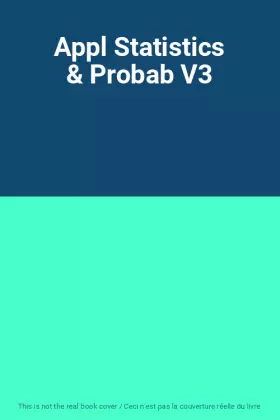 Couverture du produit · Appl Statistics & Probab V3