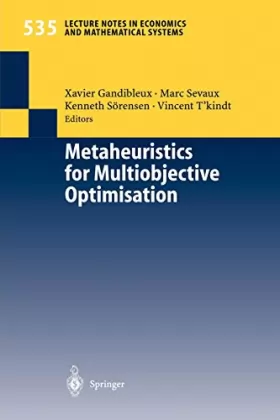 Couverture du produit · Metaheuristics for Multiobjective Optimisation