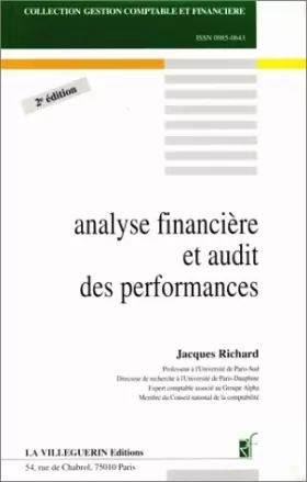 Couverture du produit · Analyse financière et audit des performances
