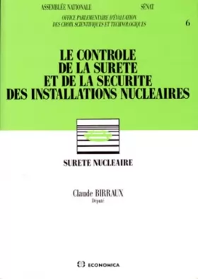 Couverture du produit · Le contrôle de la sûreté et de la sécurité des installations nucléaires
