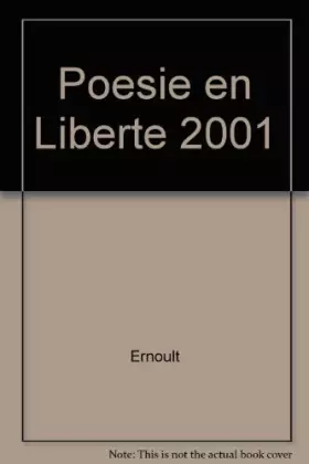 Couverture du produit · Poésie en Liberté 2001