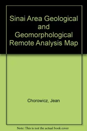 Couverture du produit · Sinai Area Geological and Geomorphological Remote Analysis Map