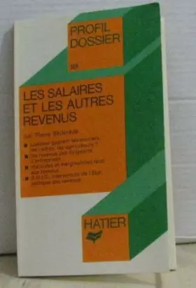 Couverture du produit · Les salaires et les autres revenus