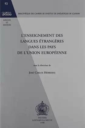Couverture du produit · L'enseignement Des Langues Etrangeres Dans Les Pays De L'union Europeenne