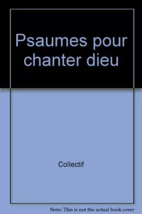 Couverture du produit · Psaumes pour chanter Dieu (7 à 12 ans)