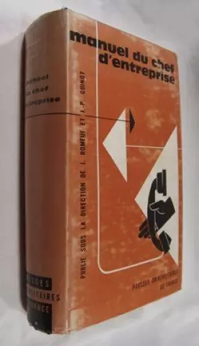 Couverture du produit · Manuel du chef d'entreprise