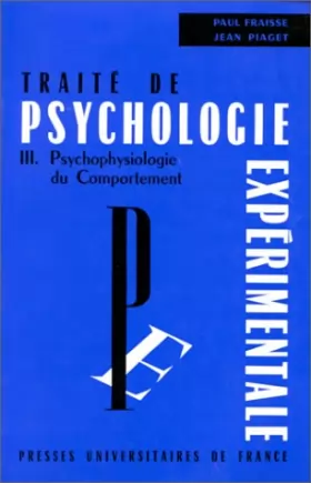 Couverture du produit · Traité de psychologie expérimentale, tome 3